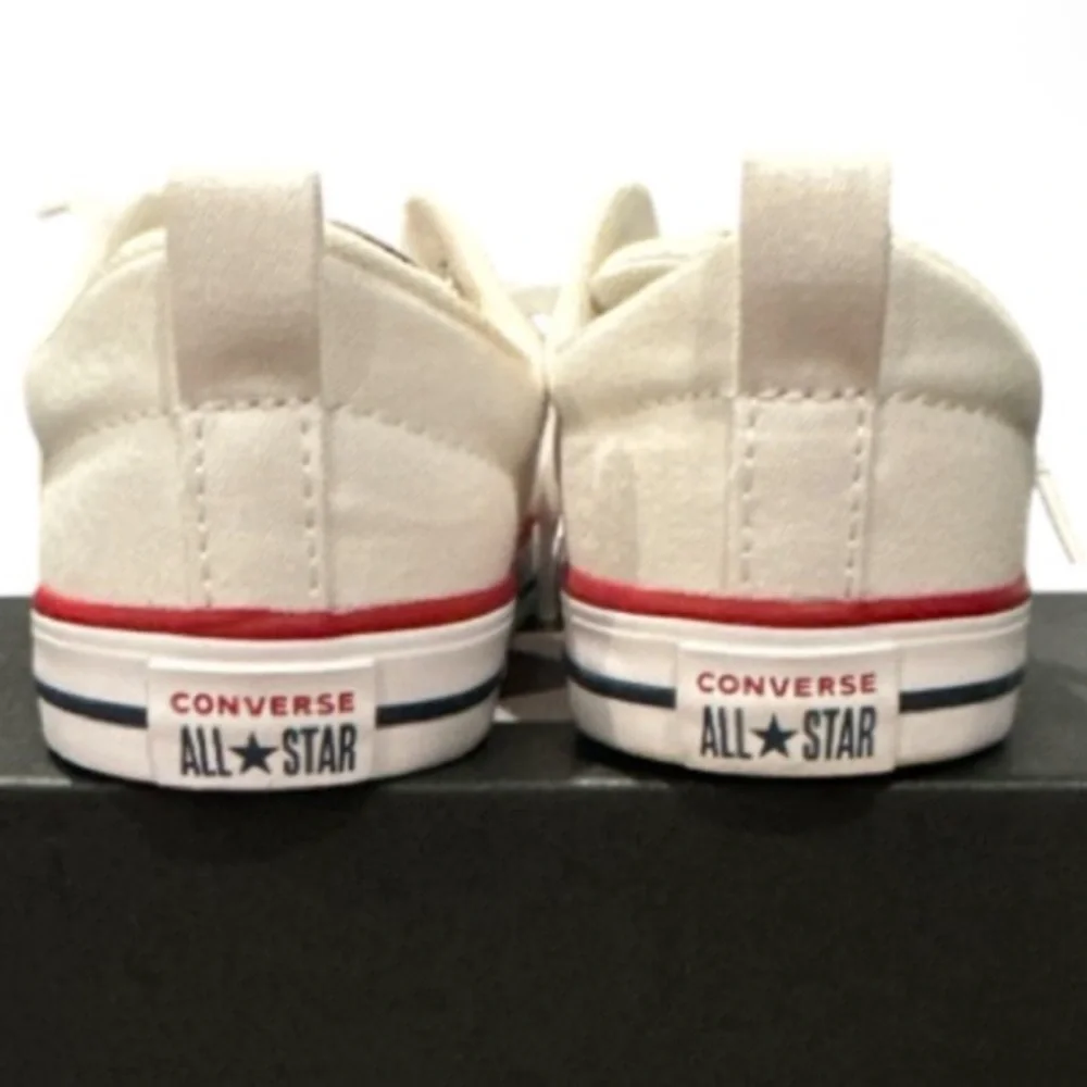 New authentic Converse signature designer canvas kids slip on sneakers 9 display